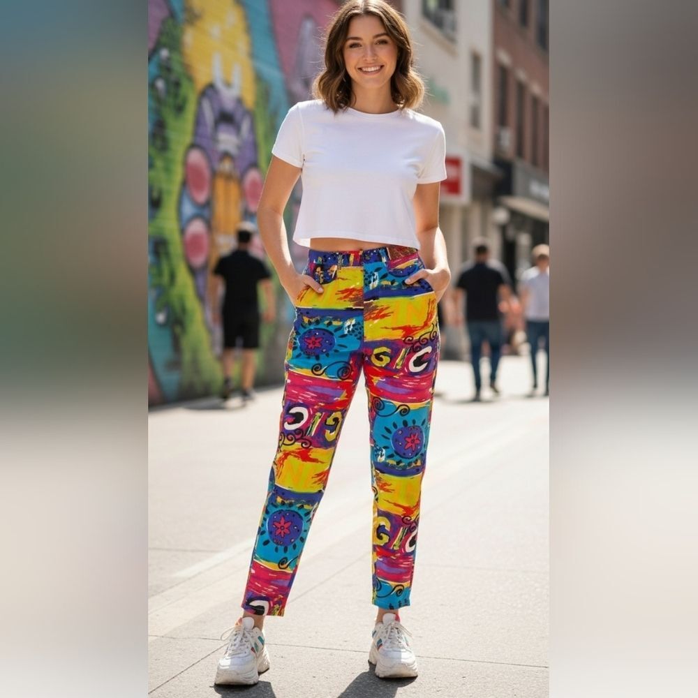 {SOHO} Vintage 90s Pop Art Jeans